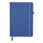 Carnet avec couverture et papier recyclés A5 pages lignées EcoRecycle couleur bleu deuxième vue
