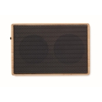 Enceinte sans fil en bambou 5.0 avec chargeur solaire Solar Bamboo couleur bois quatrième vue