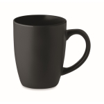 Mug en céramique noire avec intérieur brillant de 290 ml Duo Black couleur noir