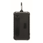 Batterie externe solaire avec dynamo manivelle 8.000 mAh Solar Dynamo couleur noir troisième vue