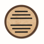 Enceinte en RPET et bambou, connexion 5.0 et mains libres Conscious couleur marron sixième vue