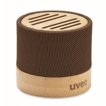 Enceinte en RPET et bambou, connexion 5.0 et mains libres Conscious couleur marron vue principale