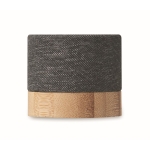 Enceinte en RPET et bambou, connexion 5.0 et mains libres Conscious couleur noir sixième vue