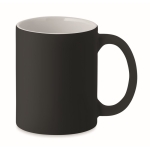 Tasse personnalisée pas chère de couleur mate de 300 ml classic Matt couleur noir