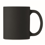 Tasse personnalisée pas chère de couleur mate de 300 ml classic Matt couleur noir troisième vue