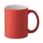 Tasse personnalisée pas chère de couleur mate de 300 ml classic Matt couleur rouge