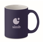 Tasse personnalisée pas chère de couleur mate de 300 ml classic Matt couleur bleu ultramarine vue principale