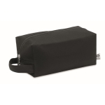 Trousse de toilette zippée en canevas bio 220 g/m² Canvas Takeit couleur noir