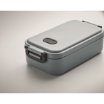 Lunch box de 800 ml hermétique avec fermetures latérales EasyLunch couleur gris troisième vue photographique