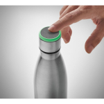 Bouteille en acier avec rappel d'hydratation 500 ml Inox Reminder couleur argenté mat vue photographique