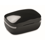 Écouteurs intra-auriculaire sans fil promotionnel avec étui Small couleur noir deuxième vue