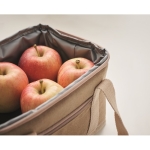 Sac isotherme en toile pour transporter 6 canettes 320 g/m2 Compact couleur beige septième vue photographique