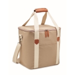 Grand sac isotherme en toile avec bandoulière 450 g/m2 Canvas Large couleur beige