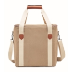 Grand sac isotherme en toile avec bandoulière 450 g/m2 Canvas Large couleur beige cinquième vue