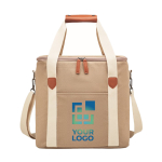 Grand sac isotherme en toile avec bandoulière 450 g/m2 Canvas Large vue avec zone d'impression