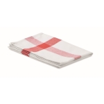 Torchons de cuisine recyclés avec lignes 180g/m2 Torchon Cuisine Kitch couleur rouge