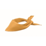 Bandana promotionnel en forme triangulaire d'une seule couleur Bandido couleur jaune