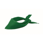 Bandana promotionnel en forme triangulaire d'une seule couleur Bandido couleur vert