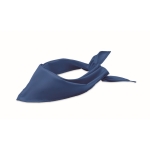 Bandana promotionnel en forme triangulaire d'une seule couleur Bandido couleur bleu roi