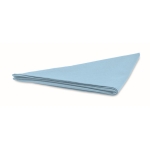 Bandana promotionnel en forme triangulaire d'une seule couleur Bandido couleur bleu ciel quatrième vue