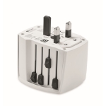 Adaptateur universel de voyage personnalisé Skross MUV USB A/C couleur blanc sixième vue