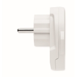 Adaptateur de voyage compact Skross World to Europe USB couleur blanc cinquième vue