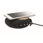 Enceinte sans fil 5.0 sophistiquée avec chargeur MultiFunction couleur noir deuxième vue