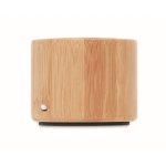 Enceinte portable personnalisable sans fil en bambou avec corde Cool couleur bois