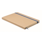 Blocs-notes personnalisable recyclé A5 pages carreaux Everwrite couleur bleu
