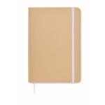 Blocs-notes personnalisable recyclé A5 pages carreaux Everwrite couleur blanc quatrième vue