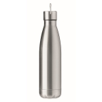 Gourde en acier avec poignée sur le couvercle 500 ml Inox Arctic couleur argenté mat sixième vue