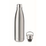 Gourde en acier avec poignée sur le couvercle 500 ml Inox Arctic couleur argenté mat huitième vue