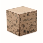 Graines de fleurs sauvages avec boîte Kit Graines Wild Flower couleur beige sixième vue