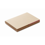 Notes adhésives avec marque-pages recyclés Reciclo couleur beige deuxième vue