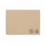 Notes adhésives avec marque-pages recyclés Reciclo couleur beige troisième vue