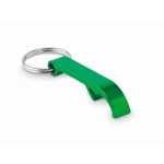 Porte-clés décapsuleur à personnaliser en aluminium recyclé Recyclo couleur vert