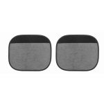 Lot de 2 pare-soleil autocollants pour voiture avec protection UV Auto couleur noir deuxième vue