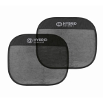 Lot de 2 pare-soleil autocollants pour voiture avec protection UV Auto couleur noir quatrième vue principale