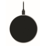 Chargeur sans fil élégant et personnalisable couleur noir cinquième vue
