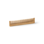 Peigne en bambou naturel avec étui en papier kraft recyclé inclus couleur naturel deuxième vue