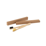 Brosse à dents en bambou avec boîtier en kraft Naturbrush couleur noir
