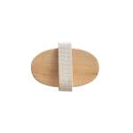 Brosse de massage anticellulite pour le bain en bois avec poignée couleur naturel deuxième vue
