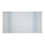 Serviette polyvalente fabriquée en Europe en coton résistant 260 g/m² couleur bleu deuxième vue