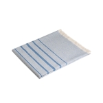 Serviette polyvalente fabriquée en Europe en coton résistant 260 g/m² couleur bleu