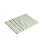 Serviette polyvalente fabriquée en Europe en coton résistant 260 g/m² couleur vert