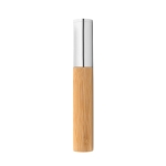 Stylo élégant avec logo en bambou, finition mate, mine noire couleur naturel avec boîte deuxième vue