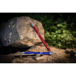 Stylo personnalisés en alu recyclé avec encre bleue Aster Recycled première vue