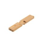 Dessous de plat pliant en forme de croix en bambou Bamboo couleur naturel troisième vue