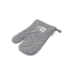 Gant de cuisine publicitaire 100% coton recyclé avec logo Cake couleur gris image avec logo