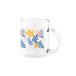 Tasse en verre brillant pour sublimation de 350ml Cristal Sublim couleur transparent image avec logo